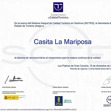 Apartamento Casita La Mariposa *
